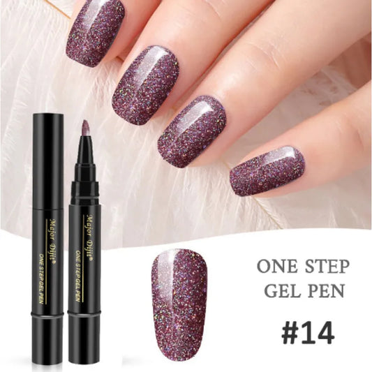 Pen Shaped One-step Nail Polish Glue